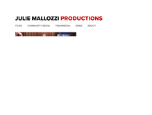 Tablet Screenshot of juliemallozzi.com